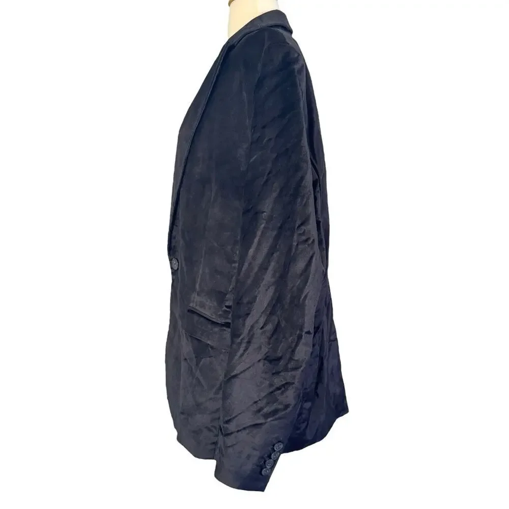 GUESS Fulham Black Velvet Knit Blazer Business Jacket Men’s Size XL - Picture 10 of 11